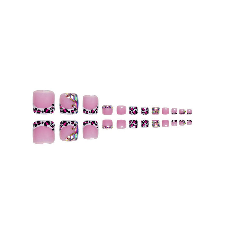 Decorative 3D Press-On Nail Art Set Bowlift