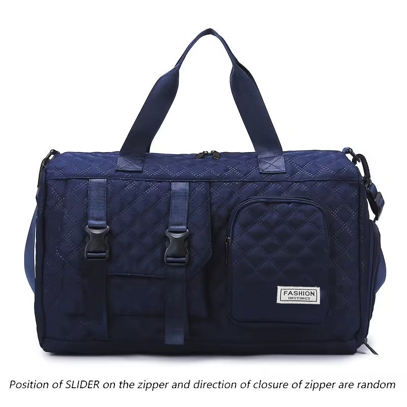 Versatile Quilted Travel Duffel Bag Bowlift