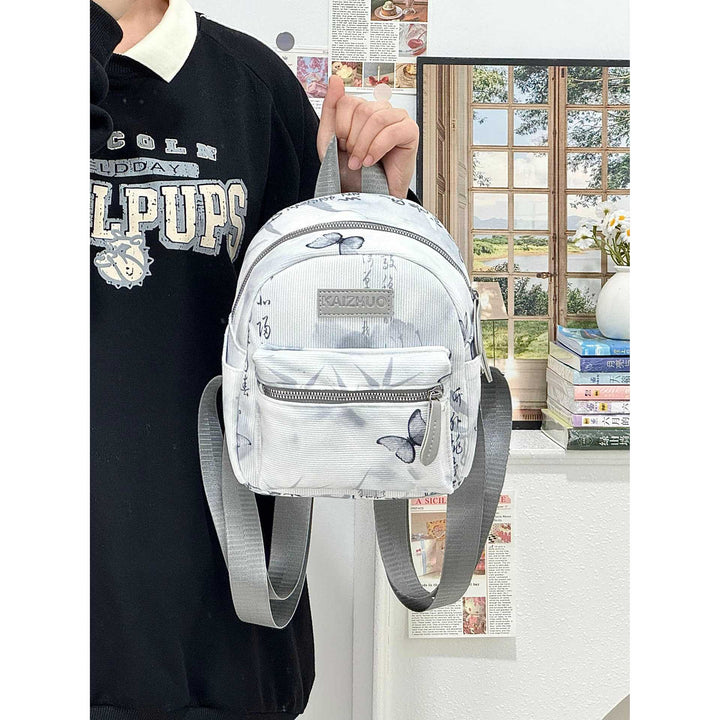 Patterned Mini Backpack Bowlift