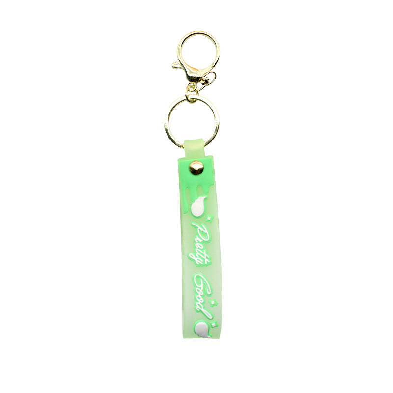 Unisex keychain made of high-quality silicone with playful design Bowlift