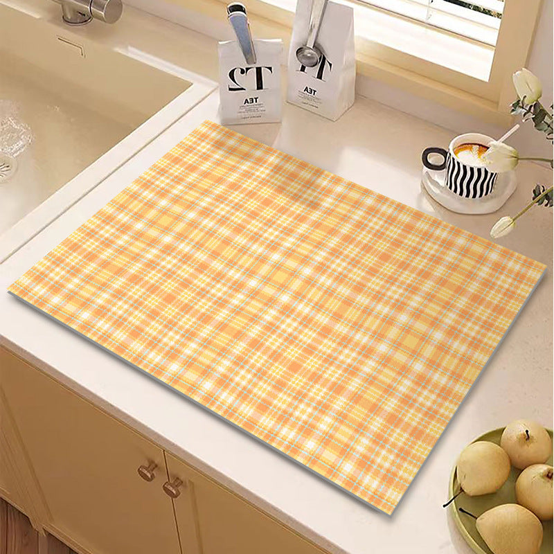 Checkered Kitchen Mat Bowlift