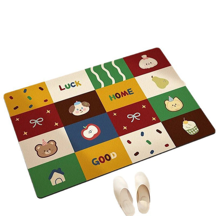 Welcome Home Cartoon Area Rug Bowlift