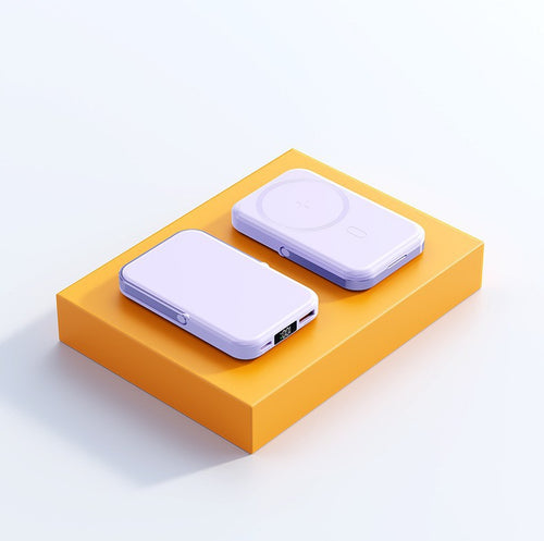 Portable wireless power bank with magnetic function and digital display Bowlift