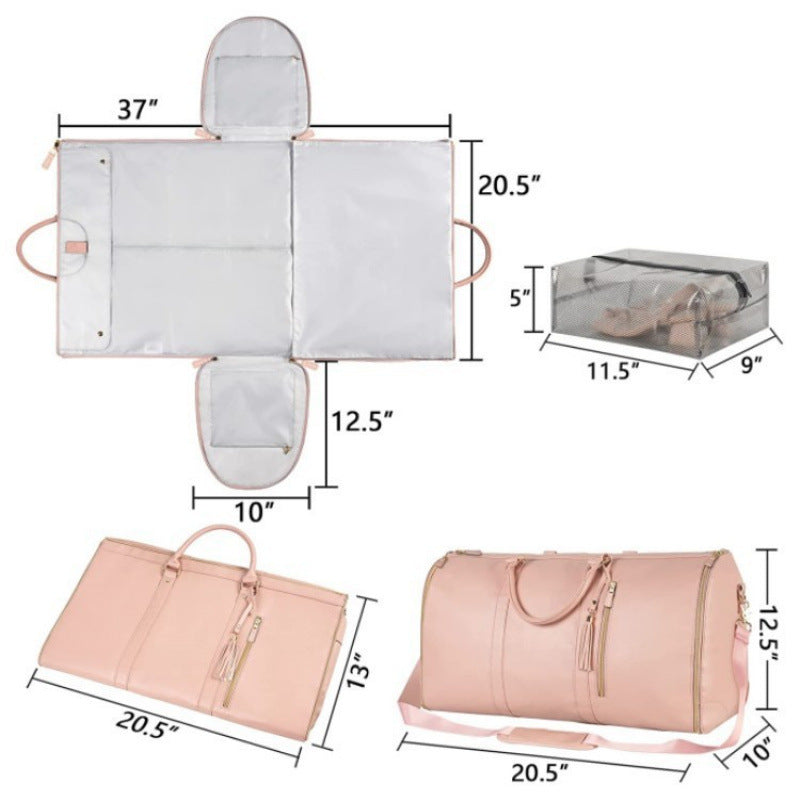 Premium Travel Garment Duffel Bag Bowlift