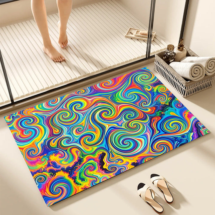 Artistic Bath Mat Bowlift