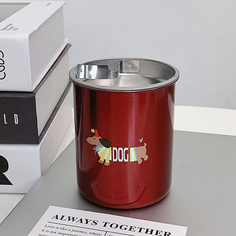 Thermal mug with funny dog breakfast design Bowlift