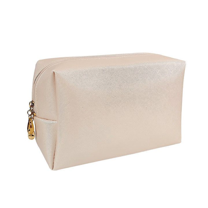 Cosmetic bag with high-quality texture and practical zipper Bowlift