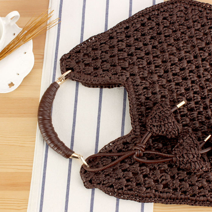 Handmade straw bag Bowlift