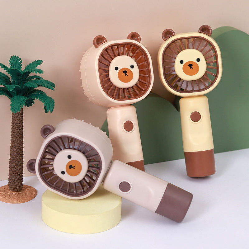 Cute Cartoon Handheld Fan Bowlift