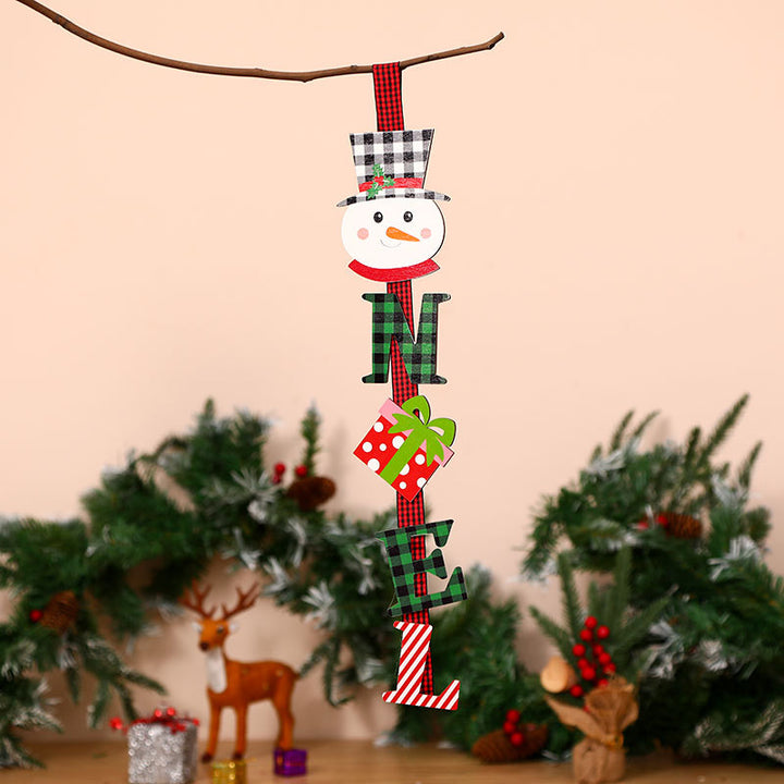 Holiday Decorative Wall Hanging Sign Bowlift