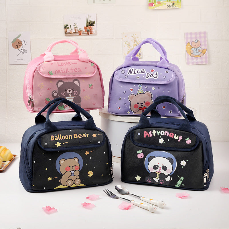 Insulated Space-Themed Lunch Bag Bowlift