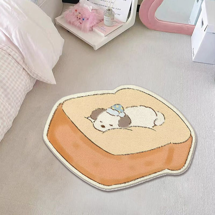 Adorable Cartoon Bear Area Rug Bowlift