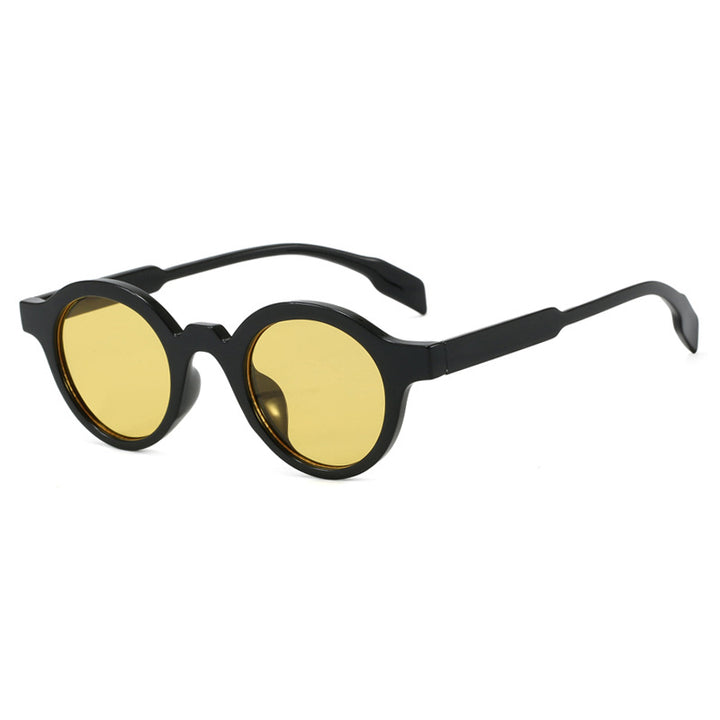 Women's fashionable round sunglasses with high-quality, flexible frame Bowlift