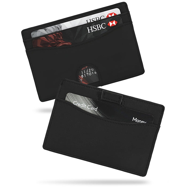 RFID-Blocking Leather Cardholder Bowlift