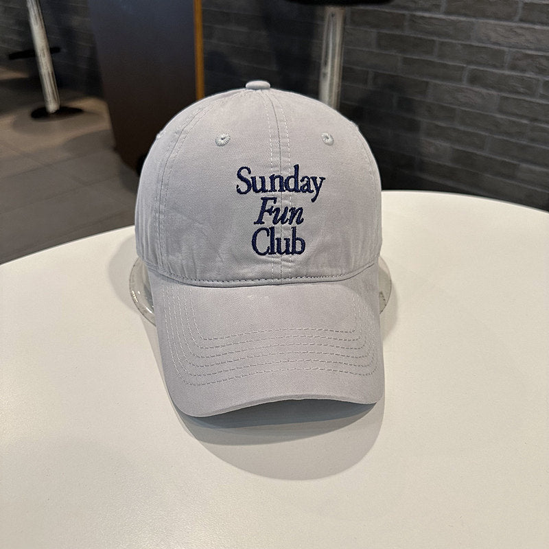 Unisex Embroidered Cotton Baseball Cap Bowlift