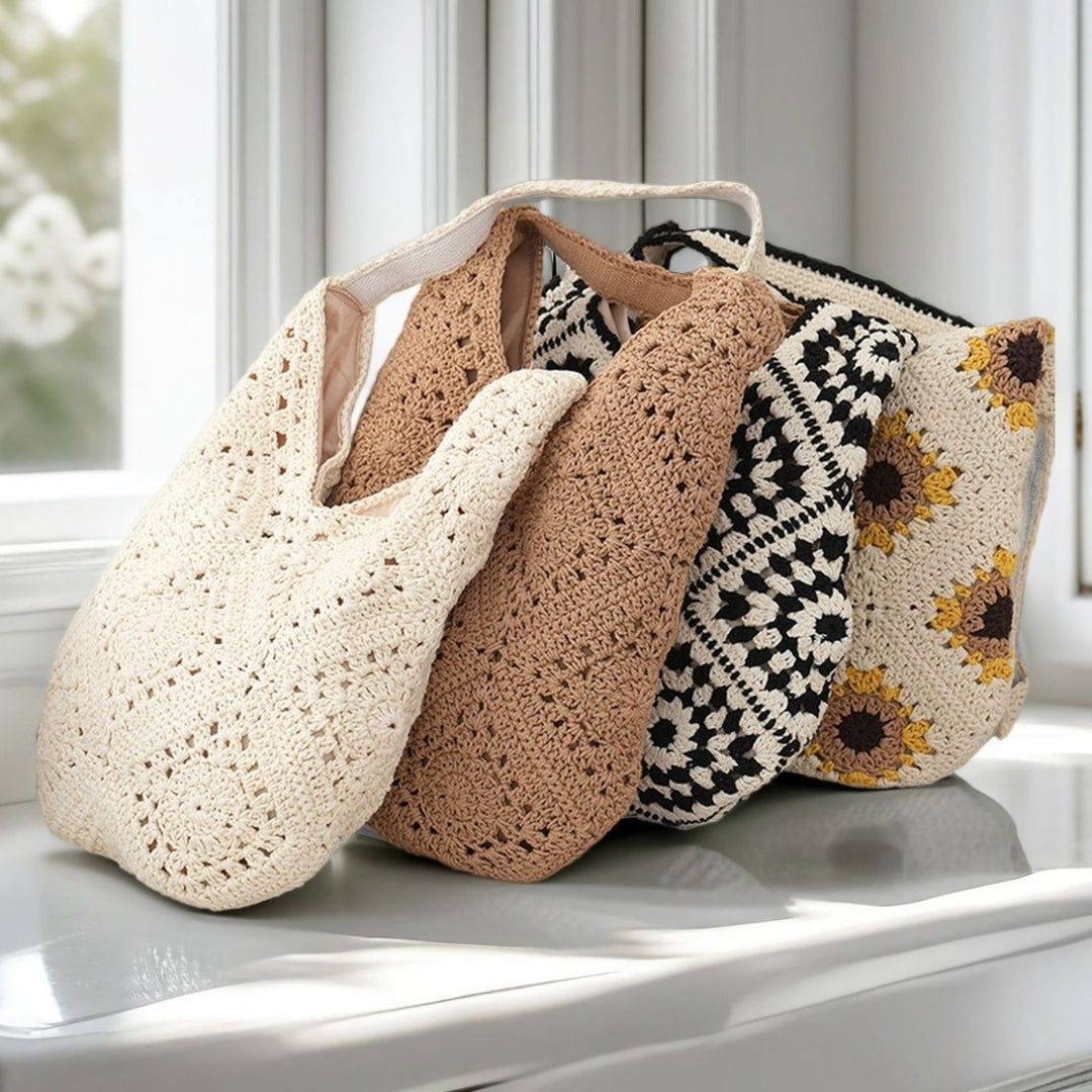 Crocheted Shoulder Bag Bowlift