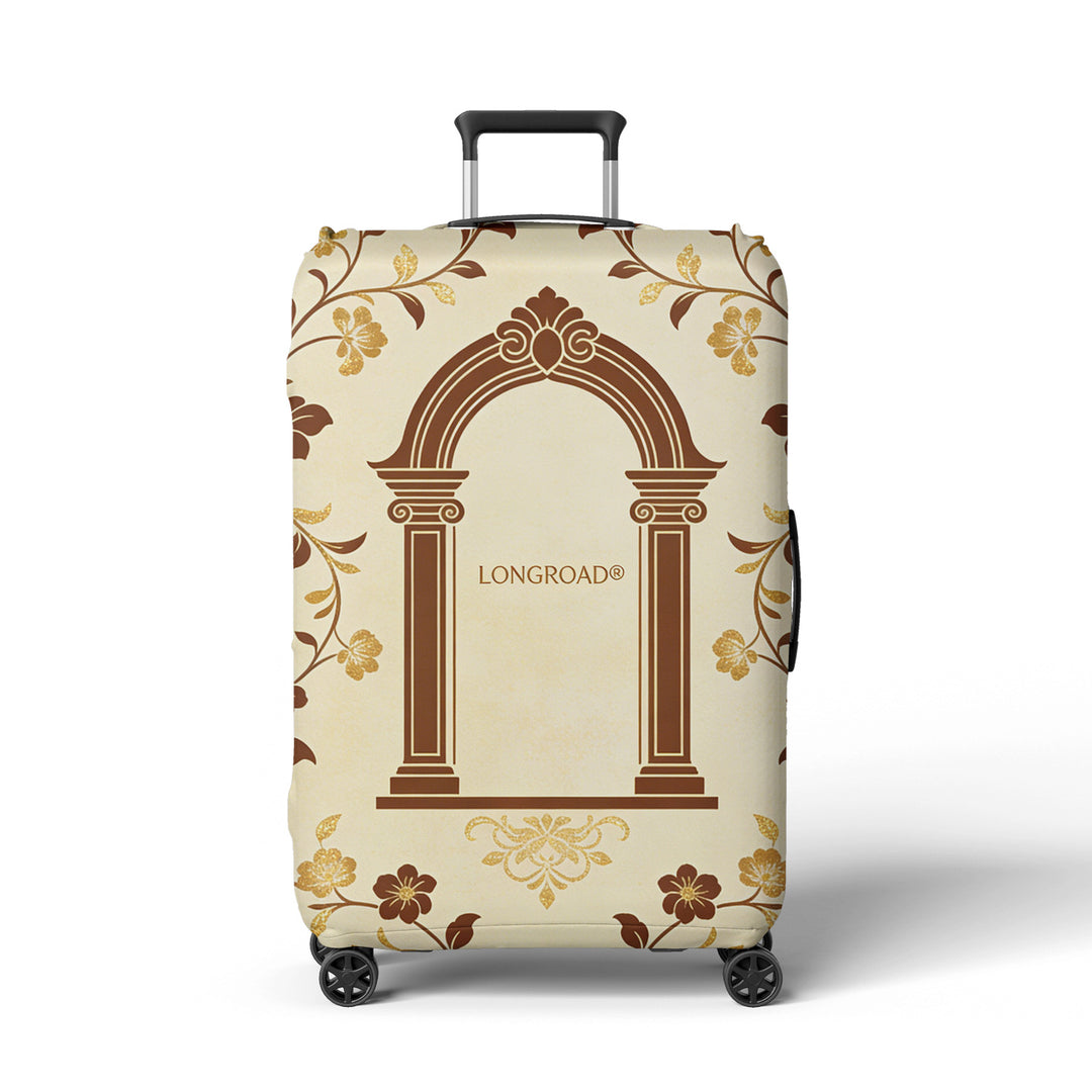 Women's Travel Trolley Bowlift with elegant baroque pattern