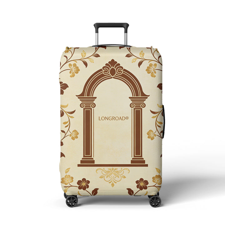 Women's Travel Trolley Bowlift with elegant baroque pattern