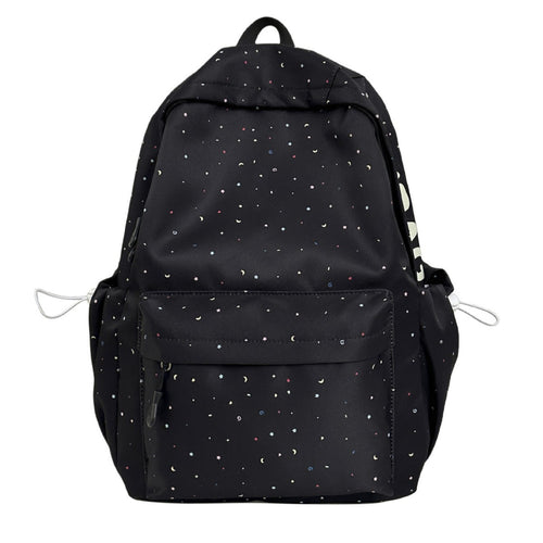 Trendy Starry Patterned Casual Backpack Bowlift