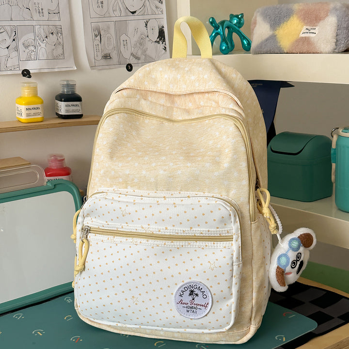 Cute Patterned School Backpack Bowlift