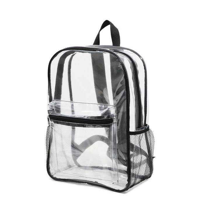 Transparent backpack with practical organizer Bowlift