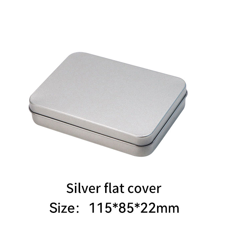 Rectangular metal storage tin with clear display window lid Bowlift