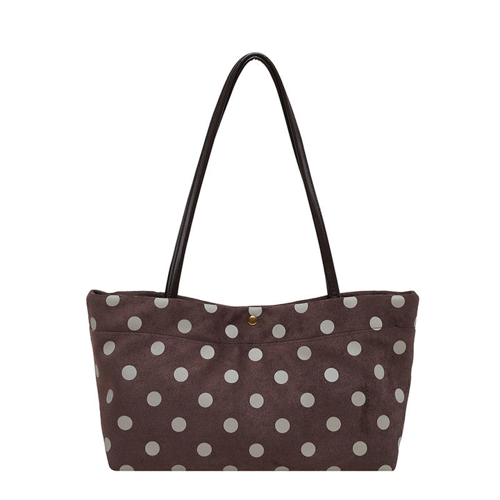 Suede Shoulder Tote Bag Bowlift