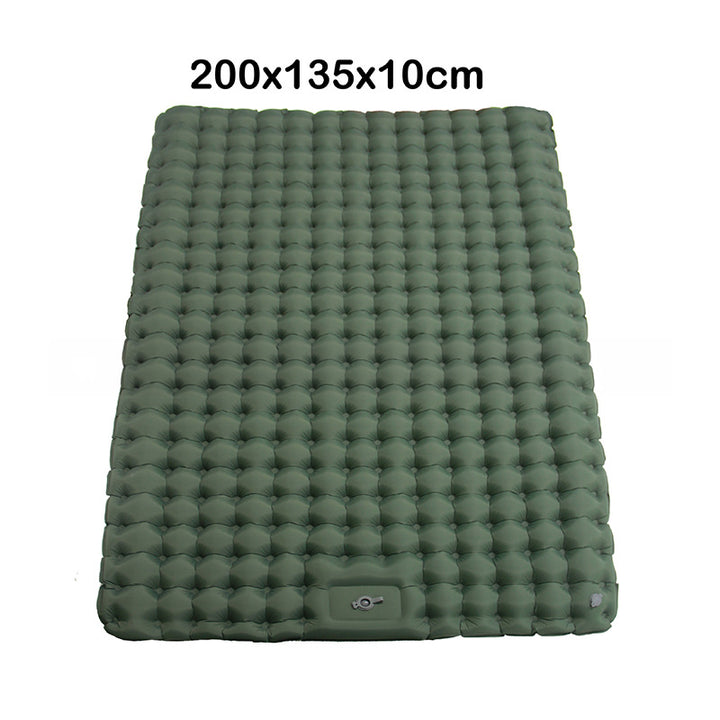 Comfortable and Inflatable Sleeping Mat with Ergonomic Headrest Bowlift