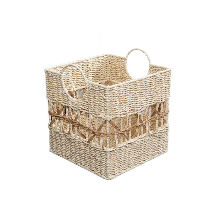 Woven Storage Basket with Handles Bowlift