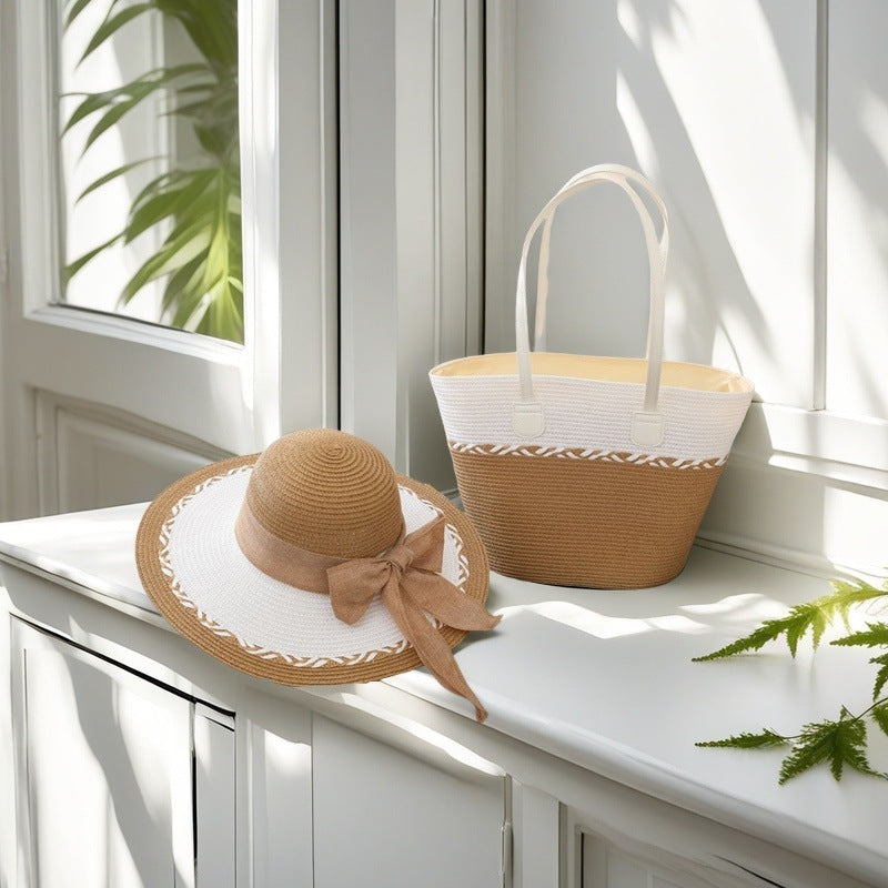 Stylish Sun Hat and Practical Beach Bag Bowlift