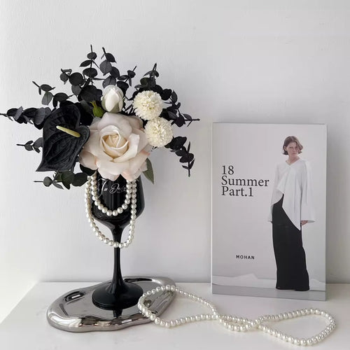 Decorative Floral Sculptural Arrangement for Home Display