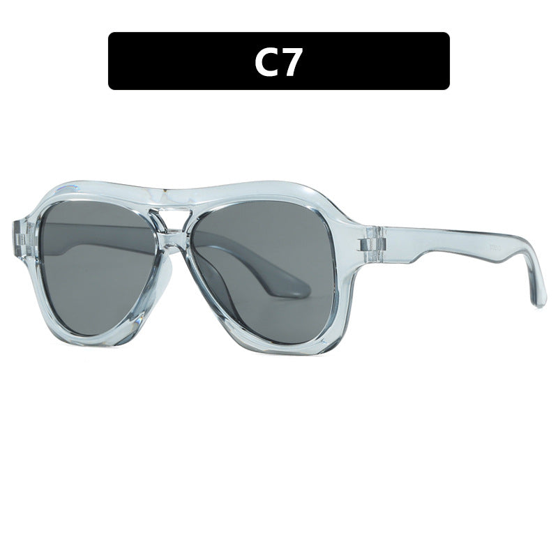 Ladies fashionable sunglasses in innovative design with wide frame Bowlift