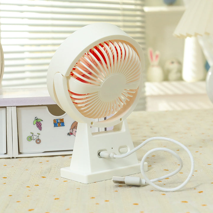 Portable Usb Mini-Fan with Cute Panda Design Bowlift