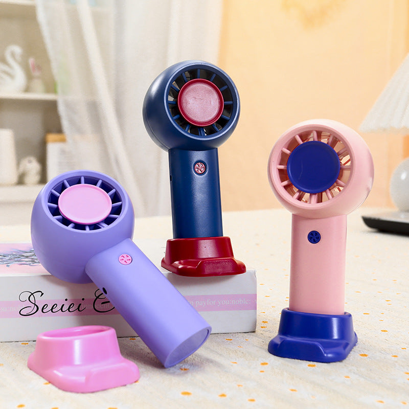 Women Portable Mini Hand Fan with USB Port Bowlift