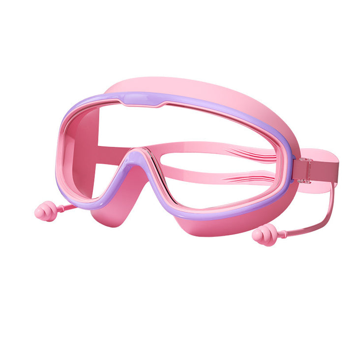 Kids Unicorn-Themed Swim Mask and Cap Set Bowlift