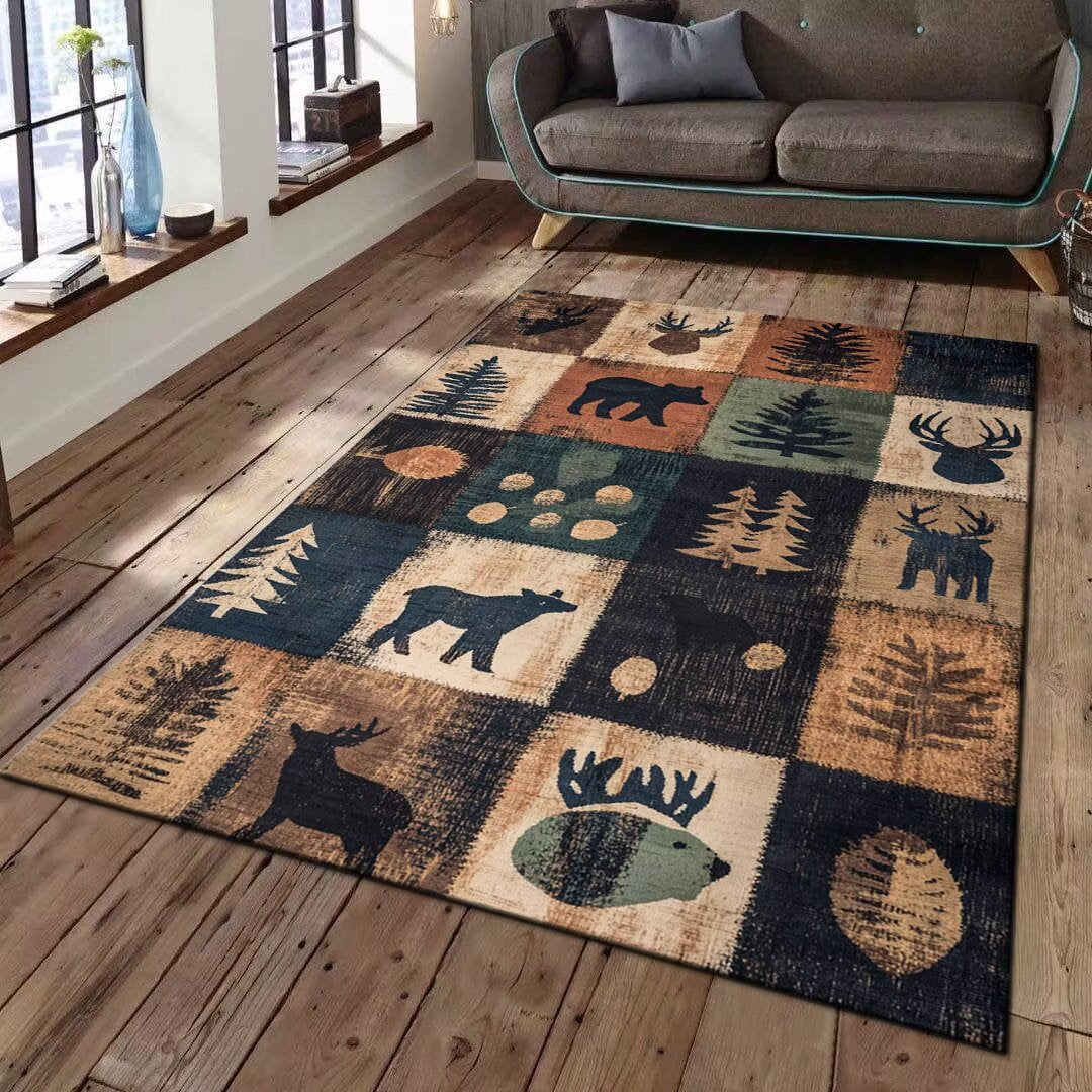Decorative Area Rug Bowlift