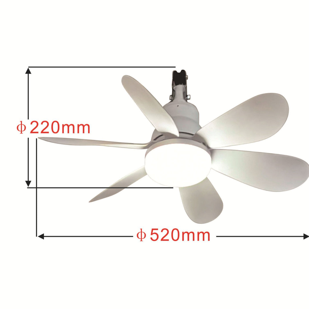 Ceiling fan with integrated light Bowlift