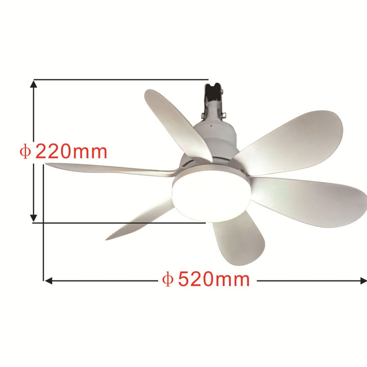 Ceiling fan with integrated light Bowlift