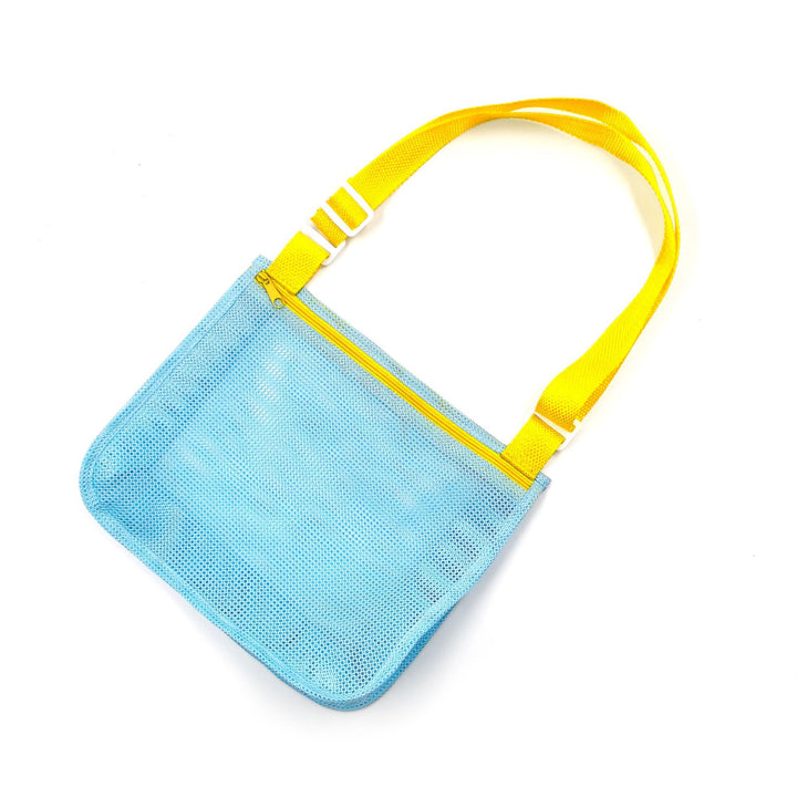 Versatile Beach Bag In Airy Mesh Design Bowlift