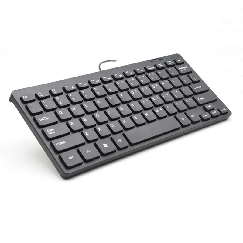 Compact USB Wired Keyboard Bowlift