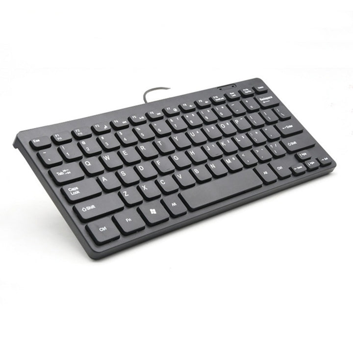 Compact USB Wired Keyboard Bowlift