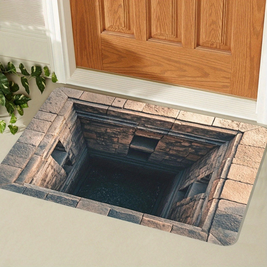 3D Optical Illusion Floor Mat