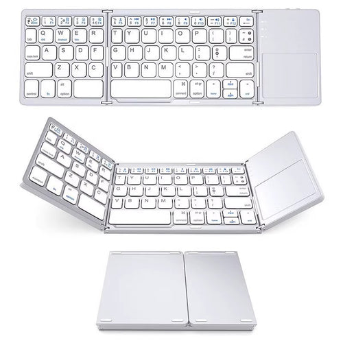 Folding Wireless Keyboard and Mouse Set Bowlift