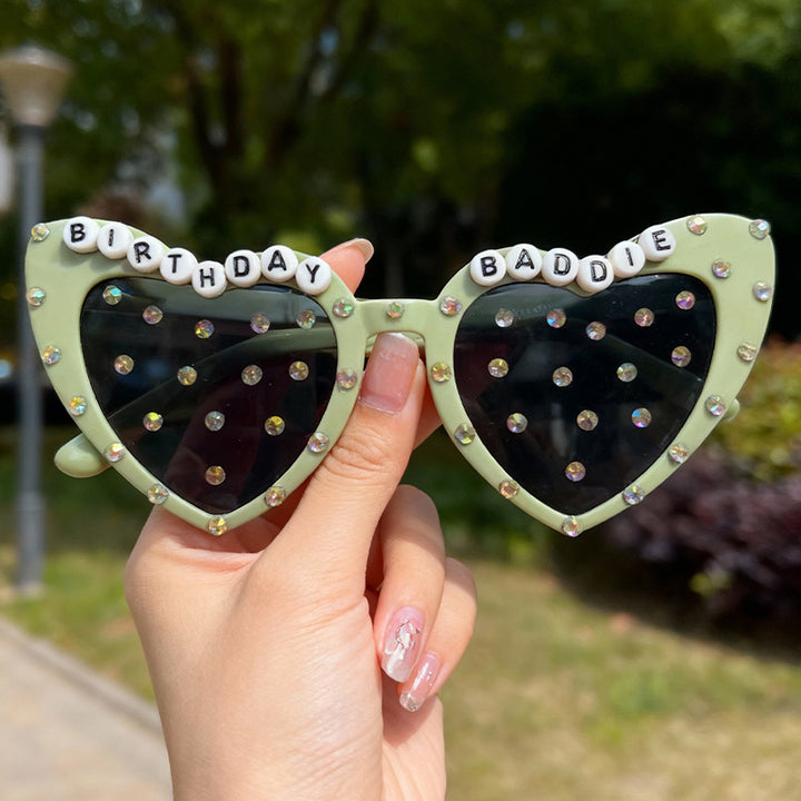 Heart-Shaped Statement Sunglasses Bowlift