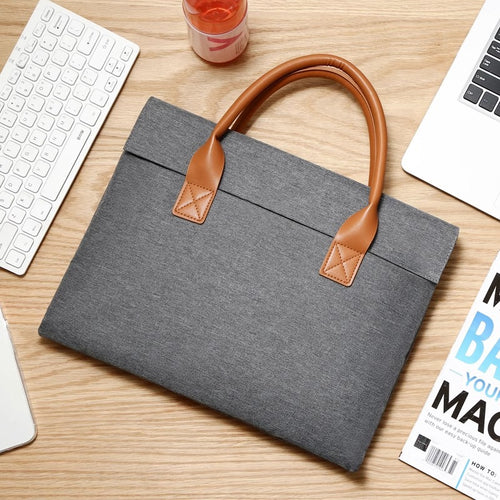 Modern Structured Laptop Tote Bag Bowlift