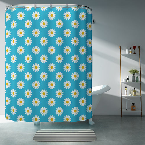 Floral Patterns Shower Curtain Bowlift