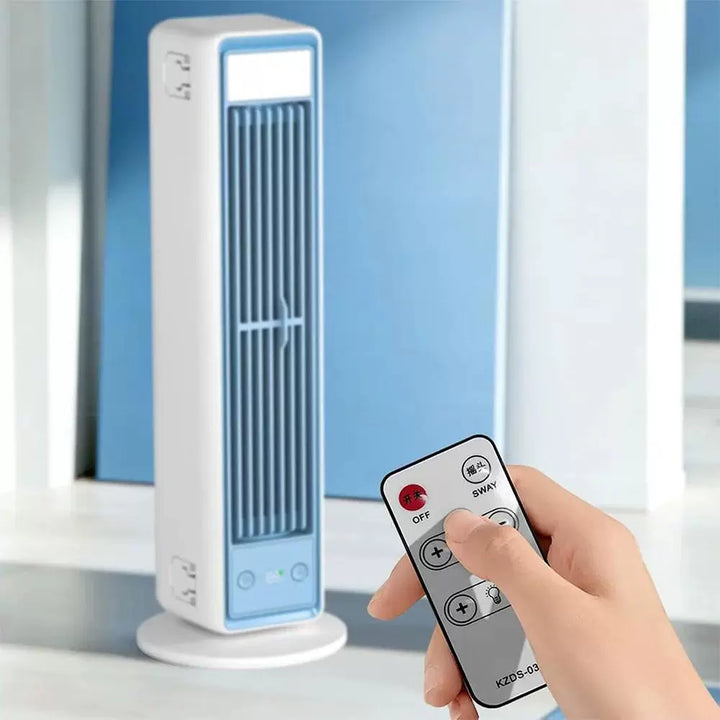 Unisex One Size Slim Vertical Personal Air Circulator with Remote Control Adjustable Louvers Whisper-Quiet DC Motor Bowlift