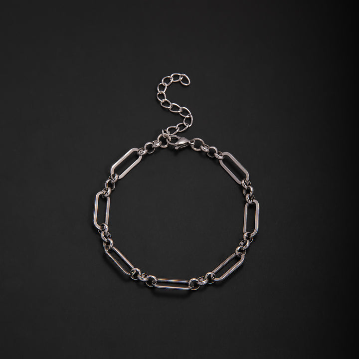 Elegant Geometric Link Bracelet Bowlift