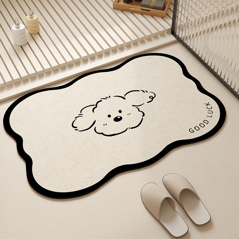 Pet-Themed Decorative Rug Bowlift