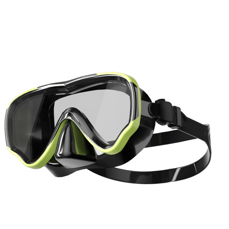 Diving mask with comfortable silicone cover Bowlift